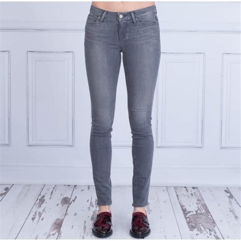 paige jeans verdugo mid rise ultra skinny jean grey