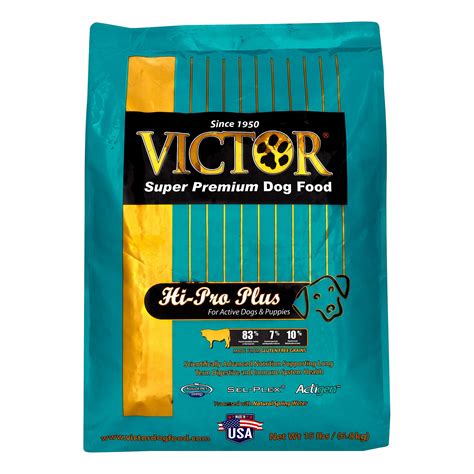 Victor Hi Pro Plus Formula Dry Dog Food 40 Lb Bag Ph