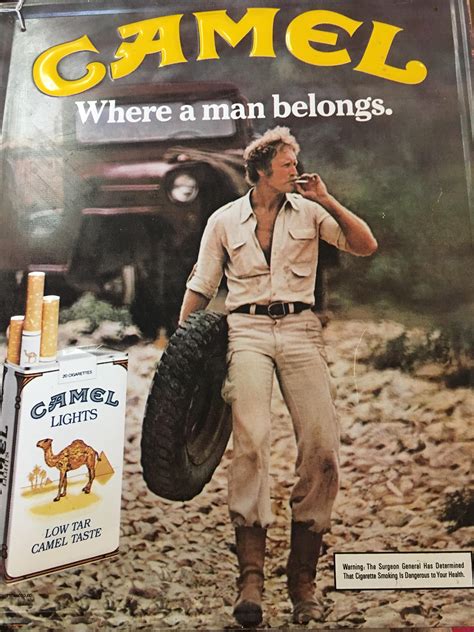 Camel is a brand of cigarettes that was introduced by american company r.j. Vintage Cigarette ad, circa 1982 : OldSchoolCool