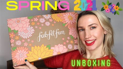 Fab Fit Fun Spring 2021 Uk Unboxing And Discount Code Youtube