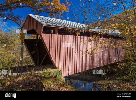 Covered Bridges In West Virginia Stock Photo Alamy