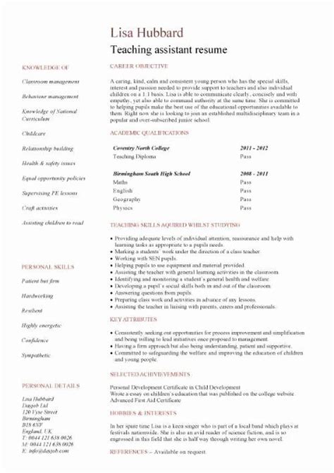 I've helped with prepping and documenting dental procedures. Teaching assistant Resume with No Experience Unique Student Entry Level Teaching assist… in 2020 ...