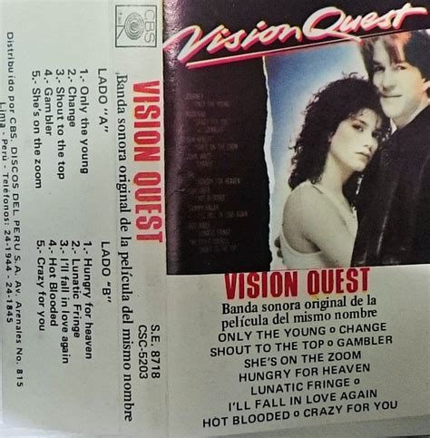 Vision Quest Original Motion Picture Sound Track 1985 Cassette