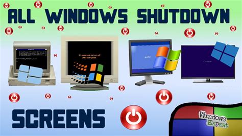 All Microsoft Windows Shutdown Screens 1 0 Server 2019 Doovi