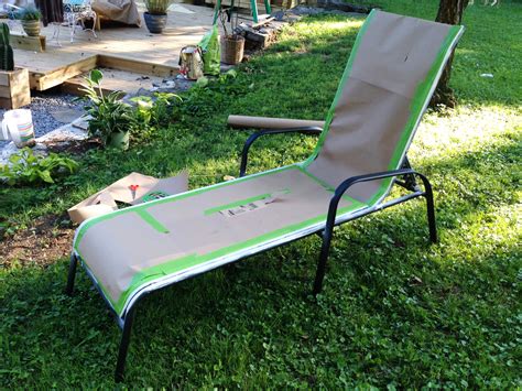 Add a bright cushion, and this chair makes a great accent piece. diy: painted lounge chairs