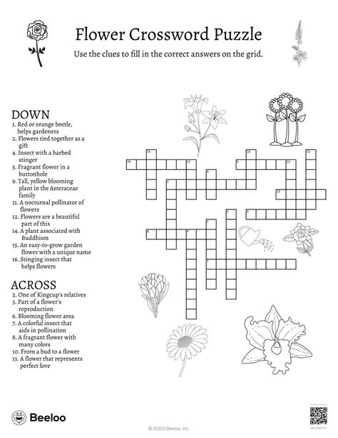 Part Of A Flower Crossword Clue Best Flower Site