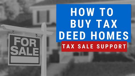 How To Buy Tax Deed Homes Tax Sale Foreclosures Youtube