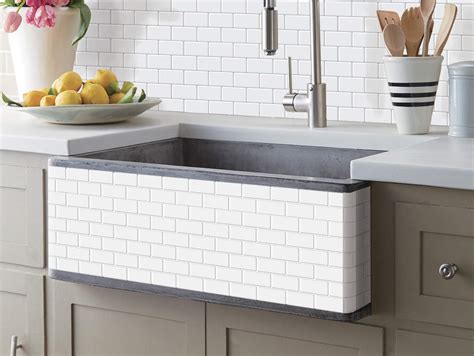 Subway tile and white marble combine for a fabulous design. Best Peel and Stick Backsplash 2020 (Top 5) | True Top 5 Review