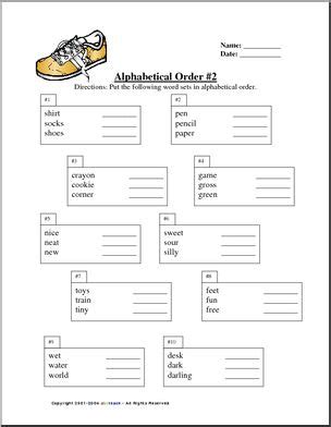 Play free 2nd grade word games. ABC Order - 3rd letter - Part 2 of 5 I abcteach.com | abcteach