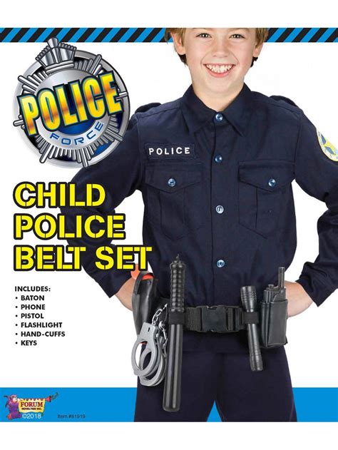 Police Officer Belt Set Costumes For 2019 Wholesale Halloween