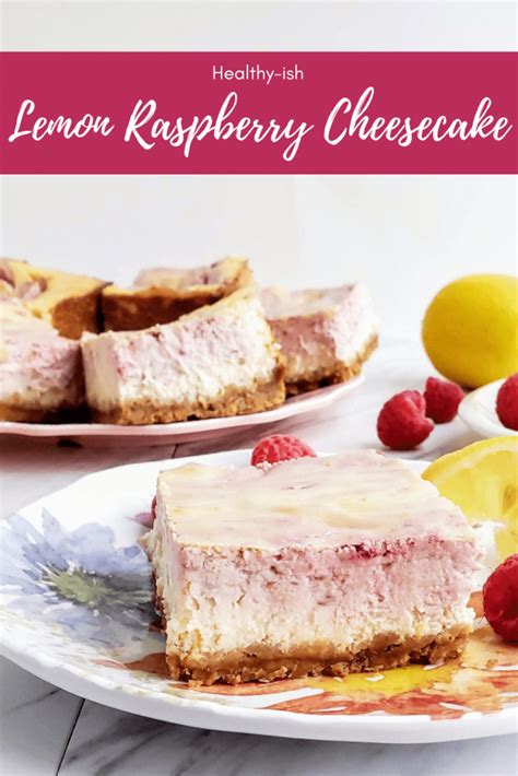 Perfect for summer garden parties. Lemon Raspberry Cheesecake - I Only Came for the Cake