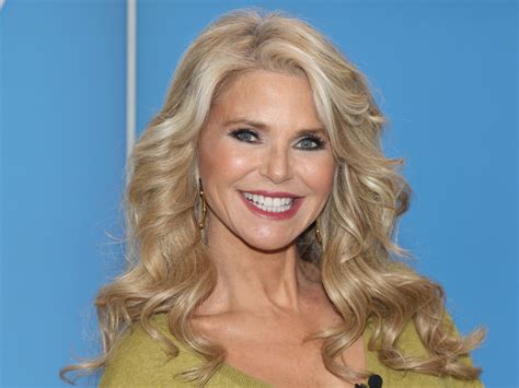 Christie Brinkley Rocks Pink Swimsuit That Shows Off Long Legs Photos