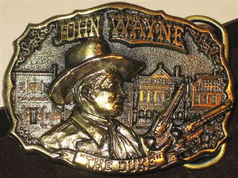 John Wayne Belt Buckles The New Frontier Jwidb