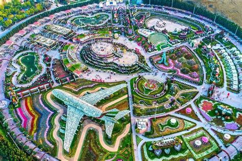 The Worlds Largest Natural Flower Park Dubai Miracle Garden