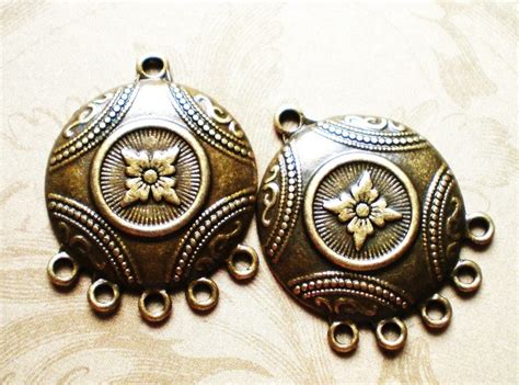 Earring Findings Ornate Chandeliers 4 Jewelry Supply Antique Bronze