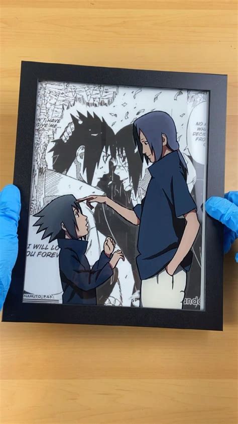 Itachi And Sasuke Uchiha 🥲 Anime Glass Painting Anime Crafts Anime