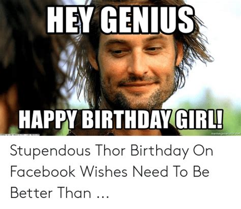 🔥 25 Best Memes About Thor Birthday Thor Birthday Memes