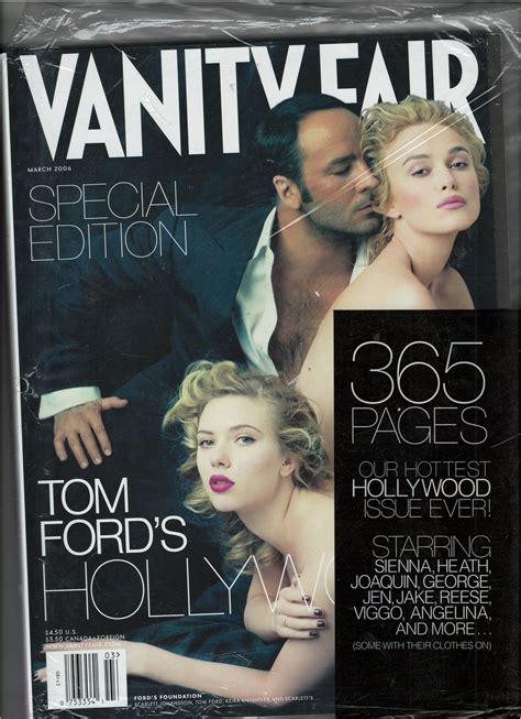 Vanity Fair March 2006 Tom Fords Hollywood Issue Hot Hollywood Celebrities Magazines