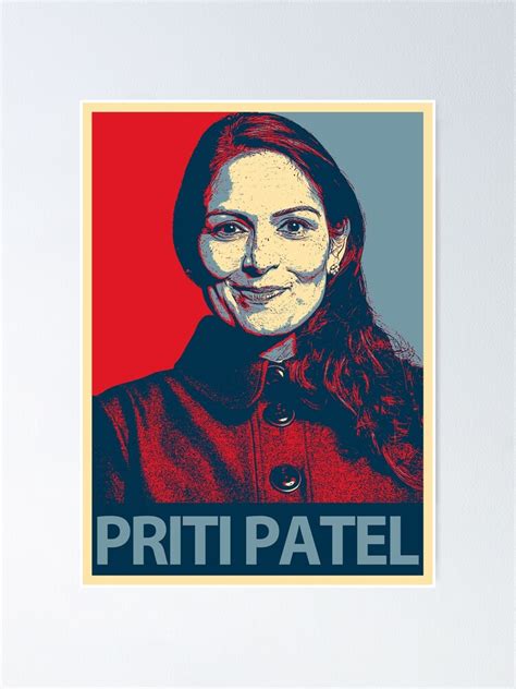 Priti Patel Poster For Sale By Karagrey Redbubble