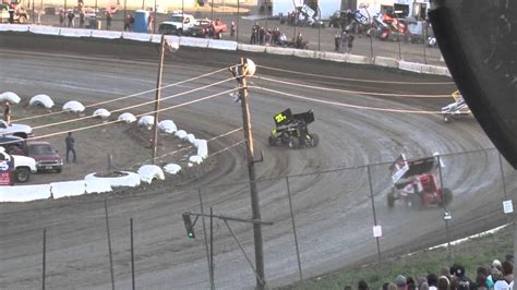 Wild Jeff Swindell Spin At Electric City Speedway Youtube