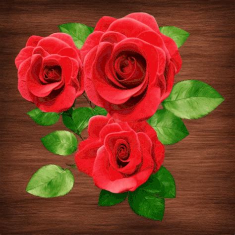 Animated Red Roses