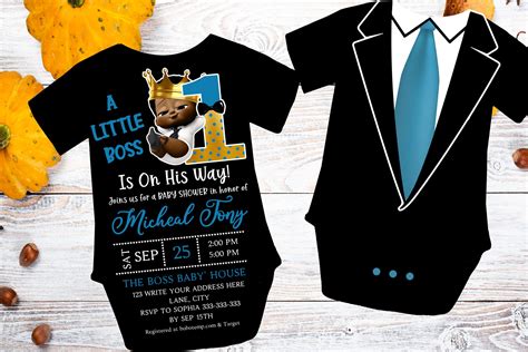However, if the mother has babies every year or so, it will become difficult to get more attendees. African boss baby baby shower invitation Instant Editable DIY | Bobotemp