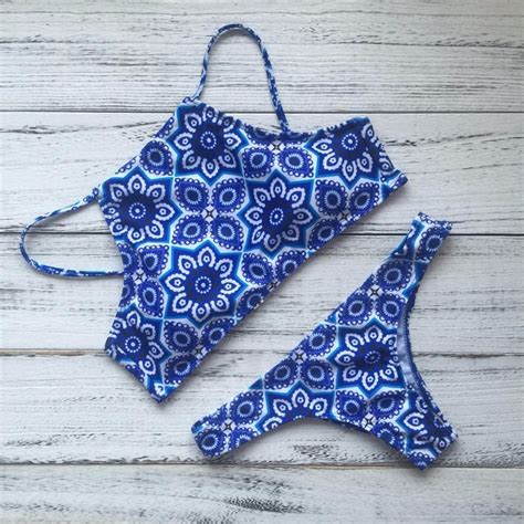 Swimsuits 2018 New Sexy Printing Bikini Set Women Swimsuit Brazilian