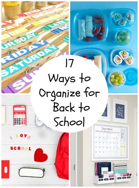 Check out tips storage on ebay. 17 Back to School Organization Tips | Make and Takes