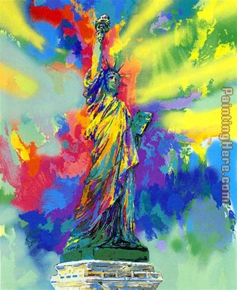 Leroy Neiman Statue Of Liberty Painting Anysize 50 Off Statue Of