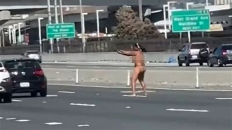 Naked Woman Fires Gun On Busy Highway In California Us News Au Australias Leading News