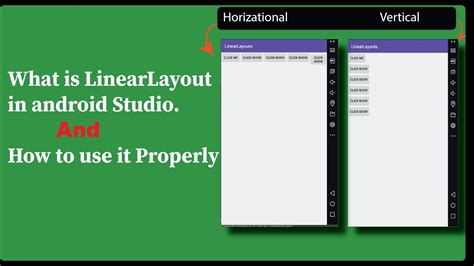 Android Studio Layout Linear Horizontal Example Images