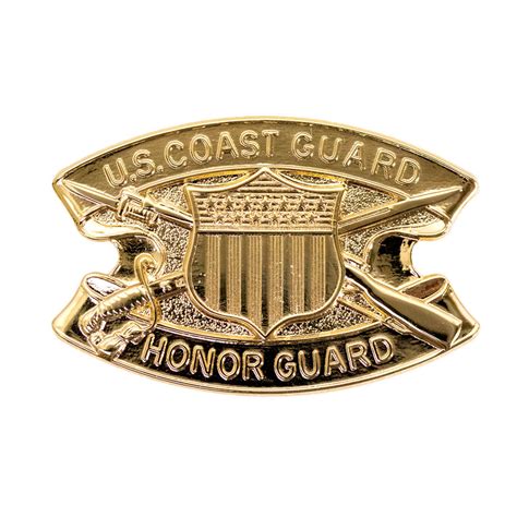 Uscg Regulation Size Honor Guard Badge Vanguard Industries
