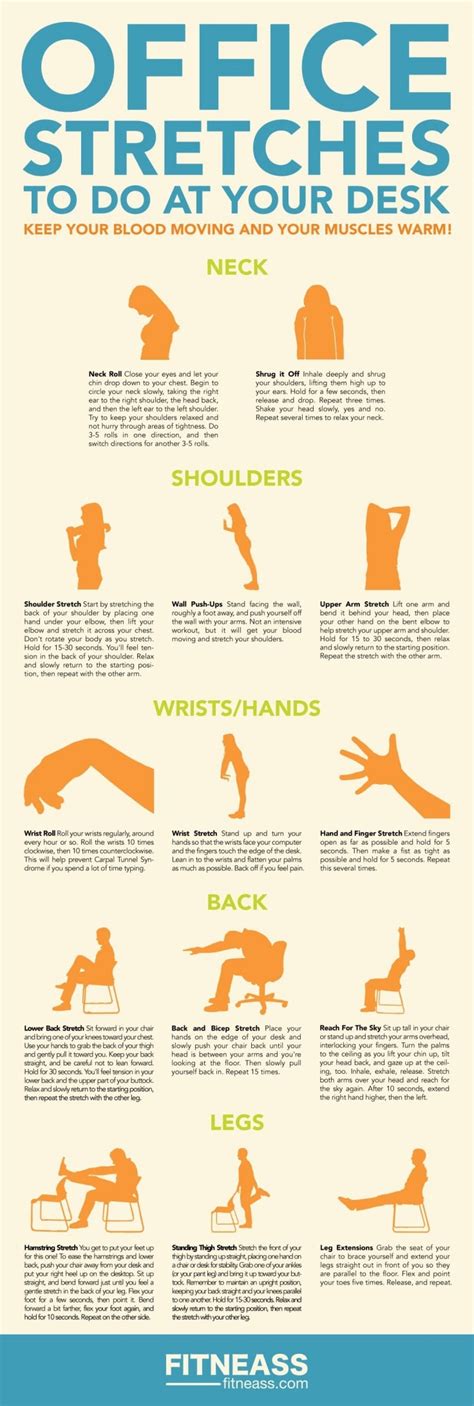 Office Stretches Printable