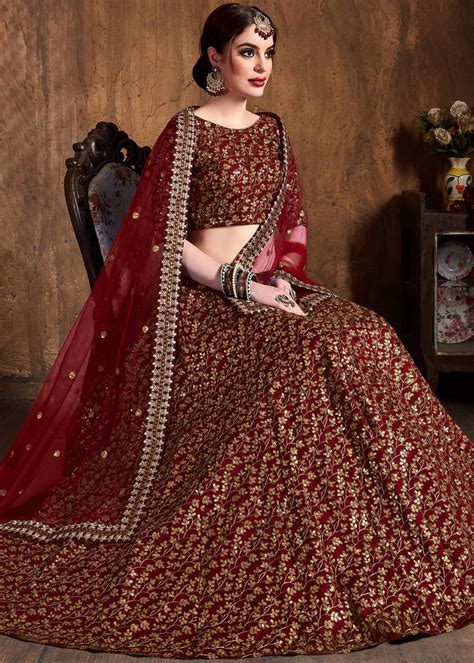 Best Red Coloured Bridal Lehenga Blog