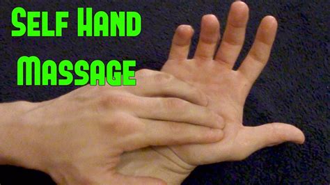 Self Massage Hand Pain Youtube