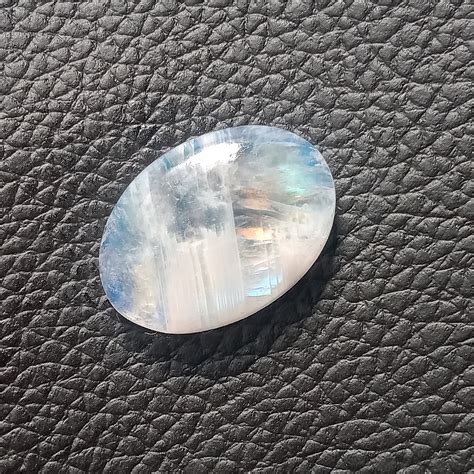 Aaa Quality Rainbow Moonstone Cabochon 100 Natural Oval Etsy