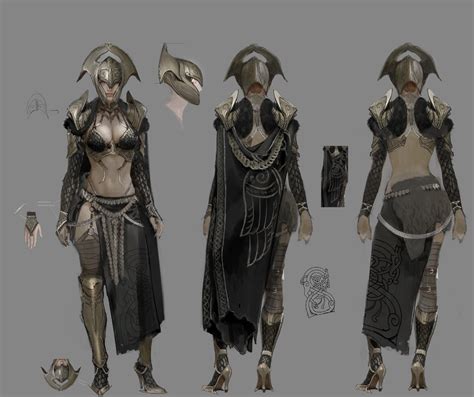 artstation [odin valhalla rising] playable characters costume daeyoon huh character concept