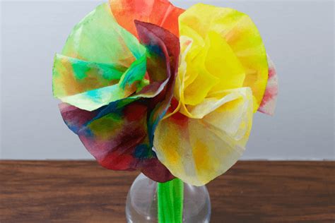 How To Make Coffee Filter Flowers Highlights For Children