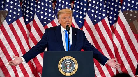 In 2018, elections for the status of being or having been elected: Trump's election night 2020 speech was his most dangerous ...