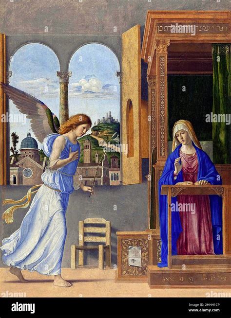 Annunciation By The Italian Renaissance Artist Giovanni Battista Cima