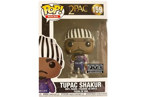 Funko Pop Rocks 2pac Tupac Shakur Fye Exclusive Figure 159 Cn