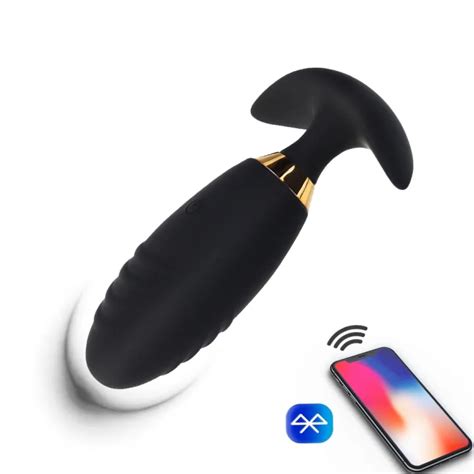 App Remote Control Anal Vibrator Bluetooth Butt Plug Men Prostate Massager Female Vagina