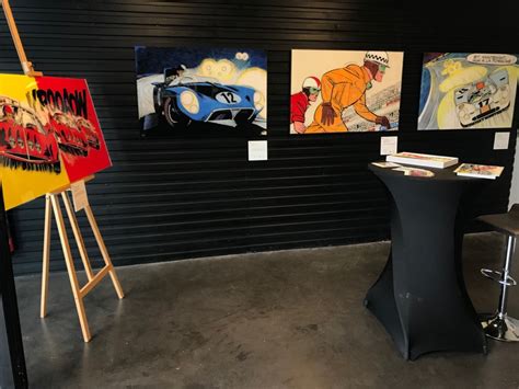 Michel Vaillant Art Strips Exposition Le Mans Classic 2018 2 Michel