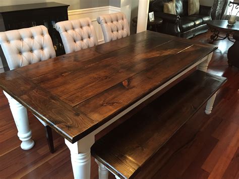 The only supplies needed are a miter saw, kreg jig, sander, drill, wood, screws, and paint or stain. Ana White | Farmhouse table + bench + extensions - DIY Projects