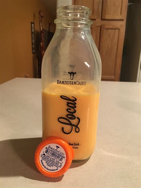 Orange Cream 2 Milk From A Local Farm In Phoenix Arizona This Farm