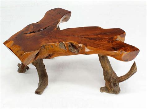 A playful coffee table with plenty of dimension. Driftwood Coffee Table at 1stdibs