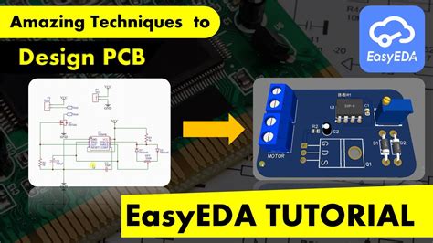 How To Convert Schematic To PCB Of Any Circuit EasyEDA Online PCB