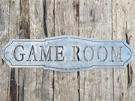 Classic Game Room Sign Game Room Room Signs Game Room