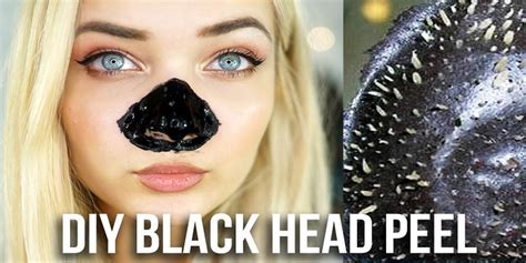 Diy Peel Off Blackhead Removing Mask