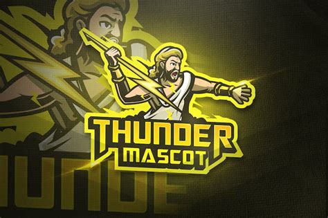 Thuderz Gaming Mascot And Esport Logo By Aqrstudio On Envato Elements